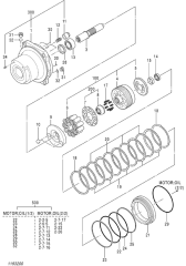 4688059 Гидромотор хода Hitachi ZX870-5G