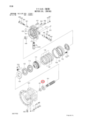 0788811 Подшипник вала г/м поворота (NTN) Hitachi
