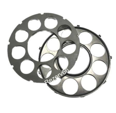 0788806+0788807 Пластина прижимная с пружиной г/м поворота Hitachi