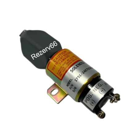 600-815-7550 Соленоид отсечки топлива 24V (глушилка)