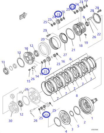 427-15-19320 Подшипник KOMATSU
