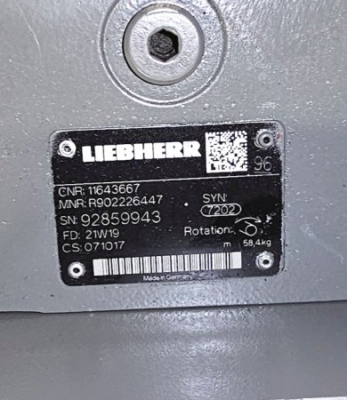11643667, R902226447 Гидронасос Liebherr Rexroth