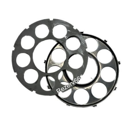 0816207+0816208 Пластина прижимная с пружиной г/м поворота Hitachi