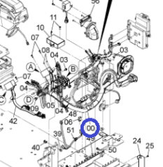 YA00003360 Жгут проводов кабины Hitachi