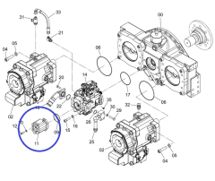 4700708 Гидронасос линии управления