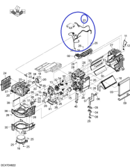 XB00001064 Жгут проводов печки серия ZX 5-G XB00001064 Жгут проводов печки серия ZX 5-G