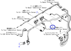6245-81-5312 Электропроводка KOMATSU PC1250-8, WA600-6