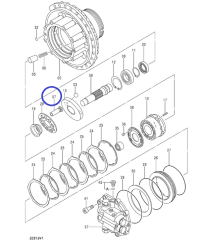 8107650 Поршень гидромотора хода Hitachi