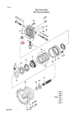 0788812 Подшипник г/м поворота Hitachi 0677203